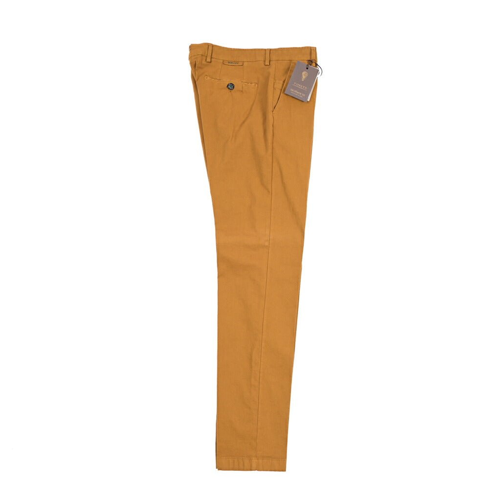 BERWICH “MORELLO-GD” リヨセル混コットン ストレッチパンツ ブラウン(biscotto887) 48 | GUARDAROBA MILANO OFFICIAL STORE