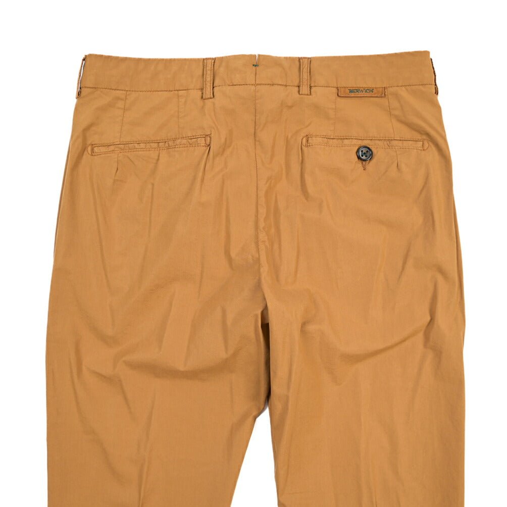BERWICH “MORELLO-GD” リヨセル混コットン ストレッチパンツ ブラウン(biscotto887) 46 | GUARDAROBA MILANO OFFICIAL STORE