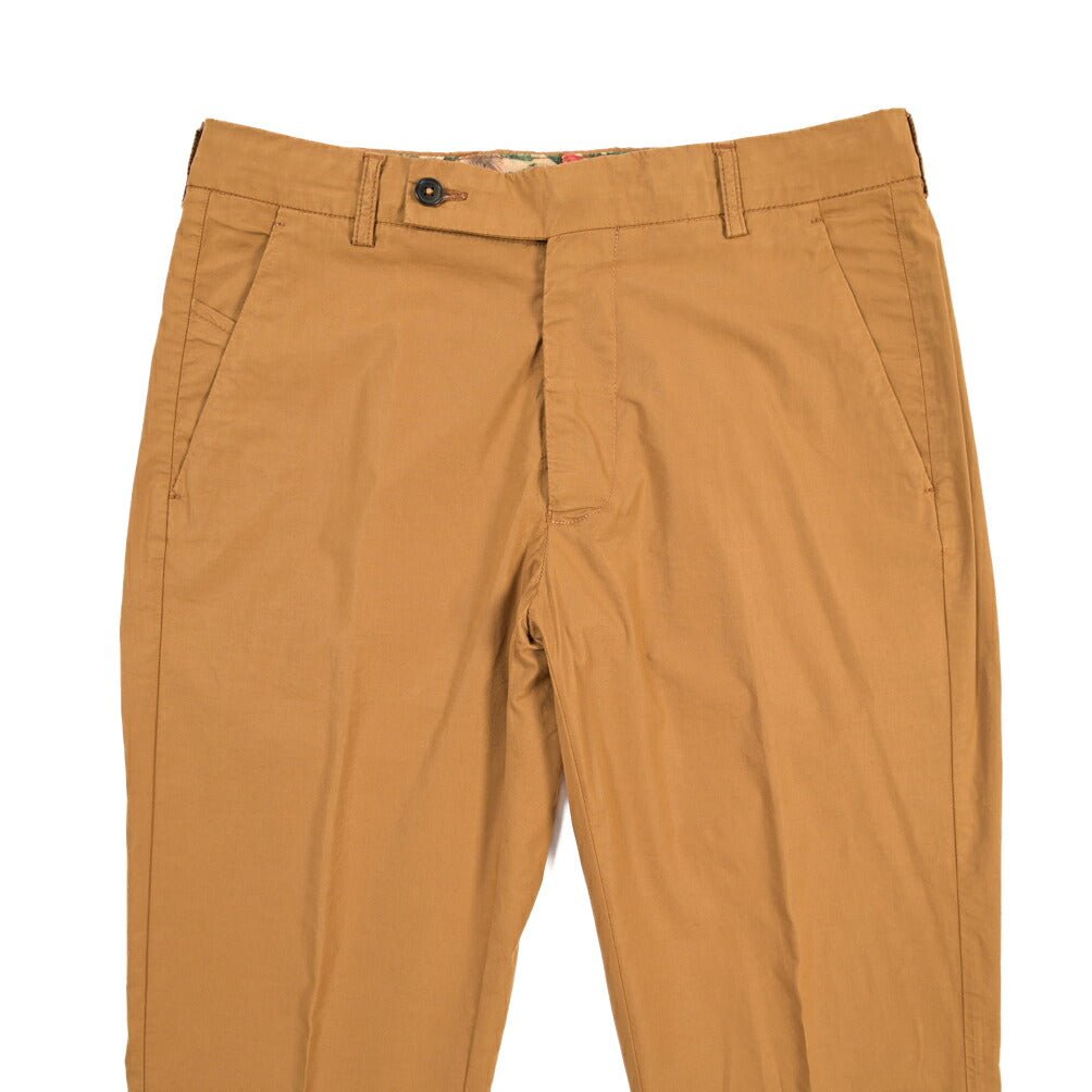 BERWICH “MORELLO-GD” リヨセル混コットン ストレッチパンツ ブラウン(biscotto887) 46 | GUARDAROBA MILANO OFFICIAL STORE