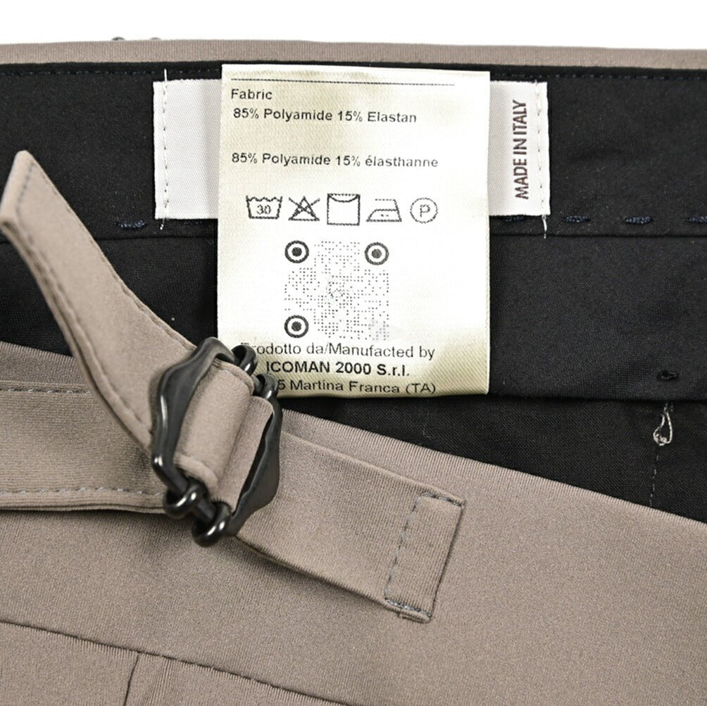 BERWICH "MORELLO M1" ストレッチナイロン ノータックパンツ｜434057｜GUARDAROBA MILANO OFFICIAL STORE