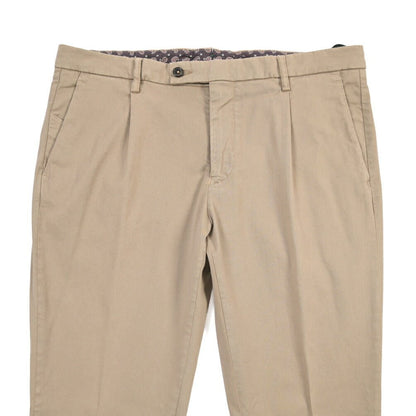 BERWICH “MORELLO1P-GD” リヨセル混コットン ワンタックチノパンツ グレージュ(noce724) 50 | GUARDAROBA MILANO OFFICIAL STORE