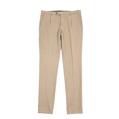 BERWICH “MORELLO1P-GD” リヨセル混コットン ワンタックチノパンツ グレージュ(noce724) 50 | GUARDAROBA MILANO OFFICIAL STORE