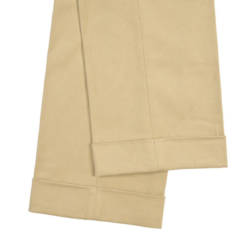 BERWICH “NEGRONI” ストレッチコットン ツータックパンツ ベージュ(beige) 48 | GUARDAROBA MILANO OFFICIAL STORE