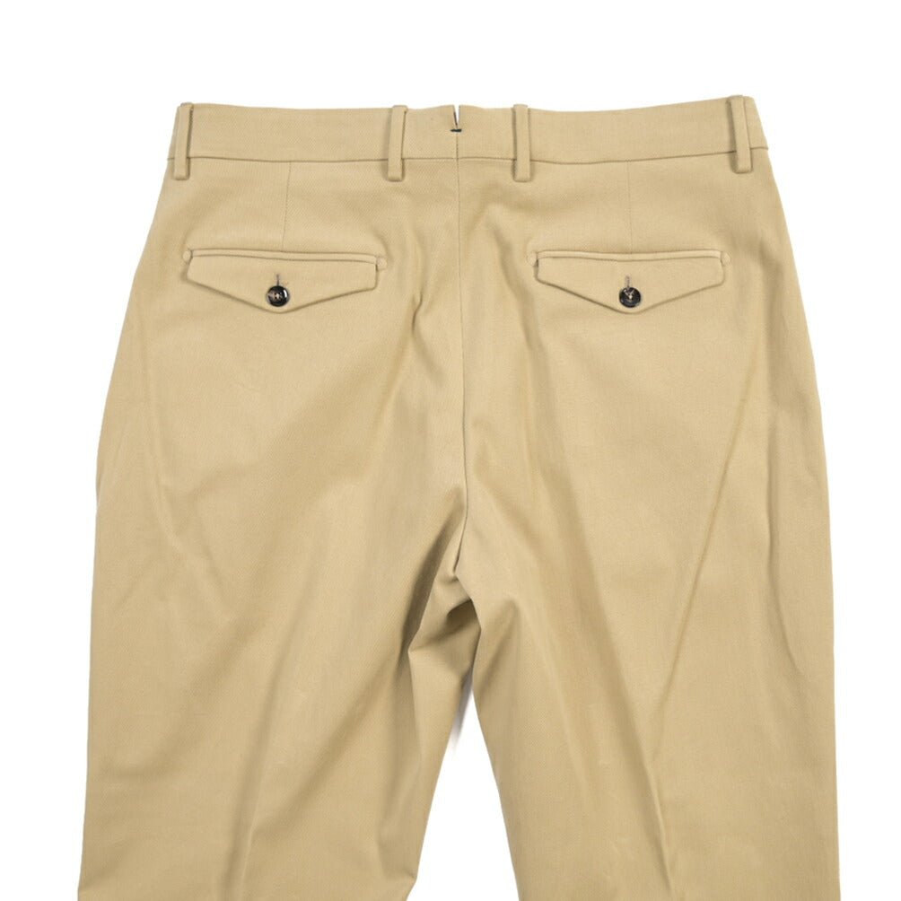 BERWICH “NEGRONI” ストレッチコットン ツータックパンツ ベージュ(beige) 48 | GUARDAROBA MILANO OFFICIAL STORE