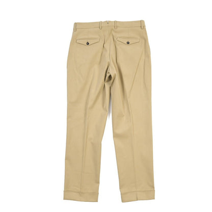 BERWICH “NEGRONI” ストレッチコットン ツータックパンツ ベージュ(beige) 48 | GUARDAROBA MILANO OFFICIAL STORE