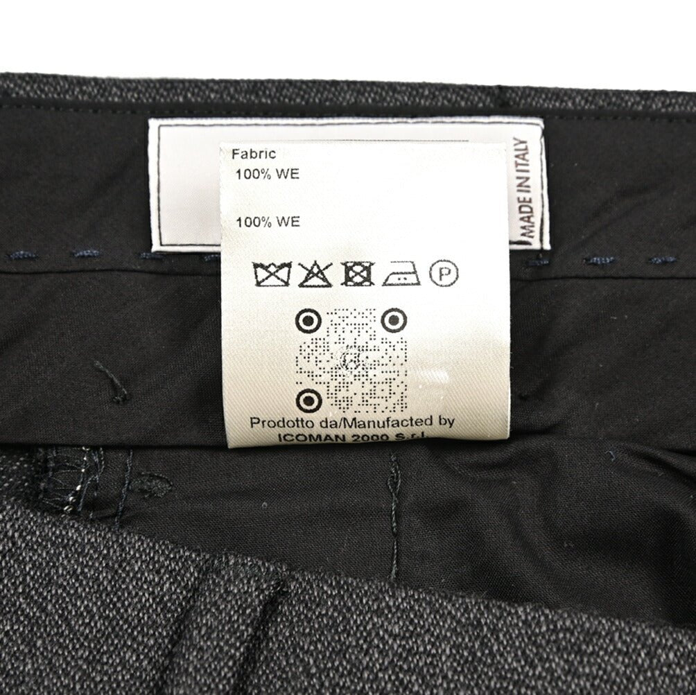 BERWICH “NEGRONI LUX” ウール100% ツータックスラックス グレー(dk grey) 46 | GUARDAROBA MILANO OFFICIAL STORE