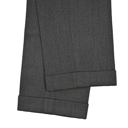 BERWICH “NEGRONI LUX” ウール100% ツータックスラックス グレー(dk grey) 46 | GUARDAROBA MILANO OFFICIAL STORE