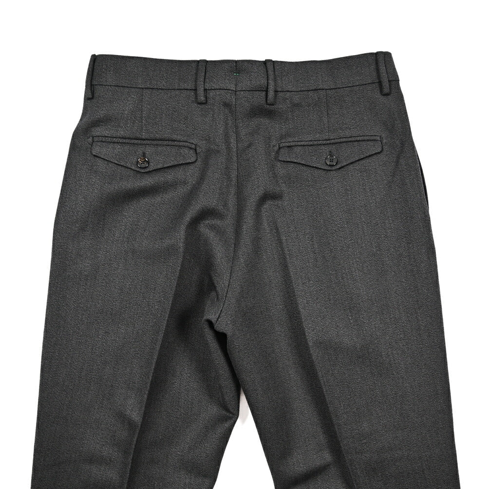 BERWICH “NEGRONI LUX” ウール100% ツータックスラックス グレー(dk grey) 46 | GUARDAROBA MILANO OFFICIAL STORE