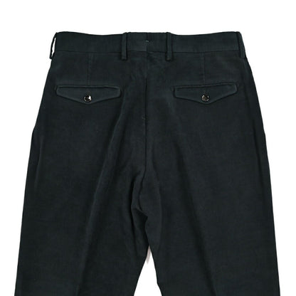 BERWICH “NEGRONI LUX” モダール混コットン ツータックパンツ ブラック(black) 46 | GUARDAROBA MILANO OFFICIAL STORE