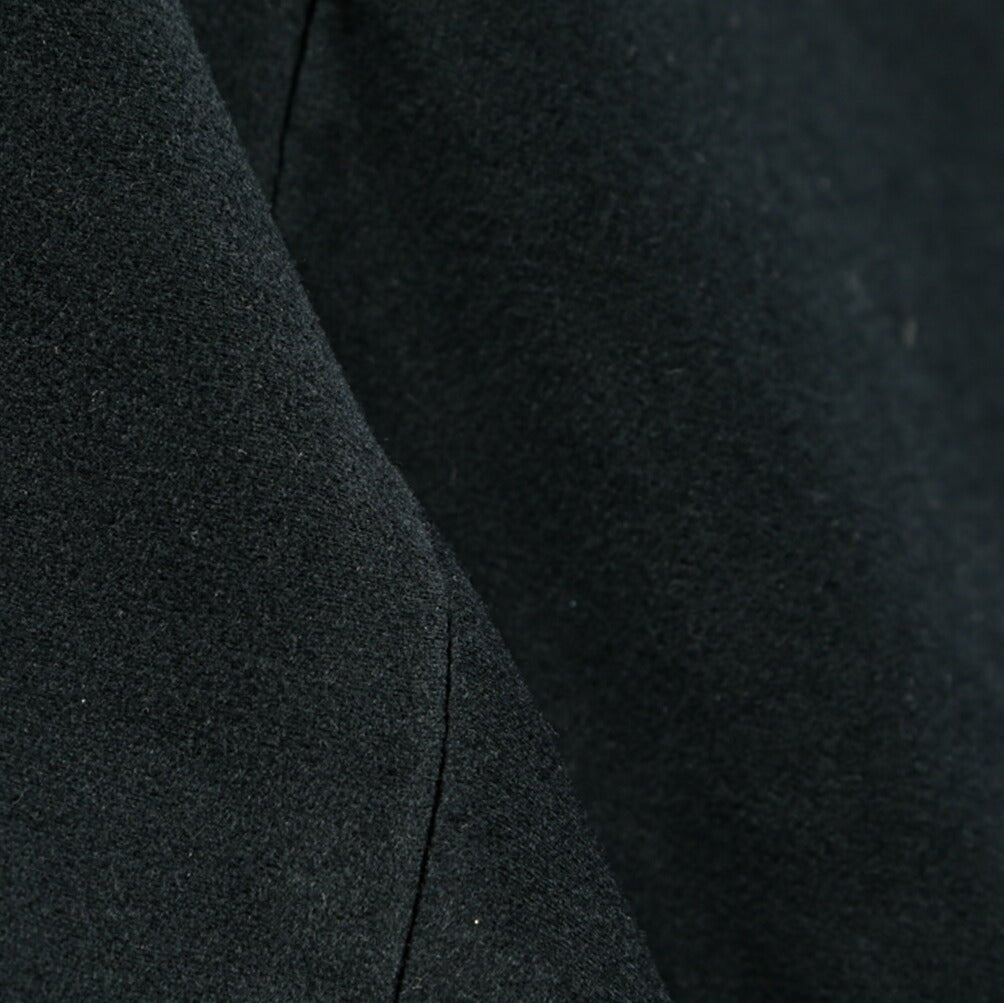 BERWICH “NEGRONI LUX” モダール混コットン ツータックパンツ ブラック(black) 46 | GUARDAROBA MILANO OFFICIAL STORE