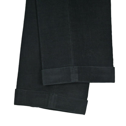 BERWICH “NEGRONI LUX” モダール混コットン ツータックパンツ ブラック(black) 46 | GUARDAROBA MILANO OFFICIAL STORE