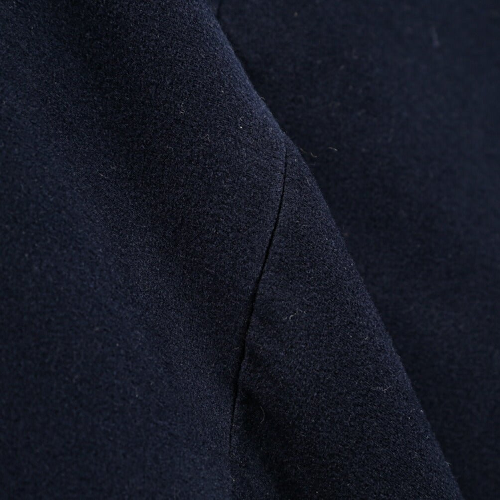 BERWICH “NEGRONI LUX” モダール混コットン ツータックパンツ ネイビー(navy) 46 | GUARDAROBA MILANO OFFICIAL STORE