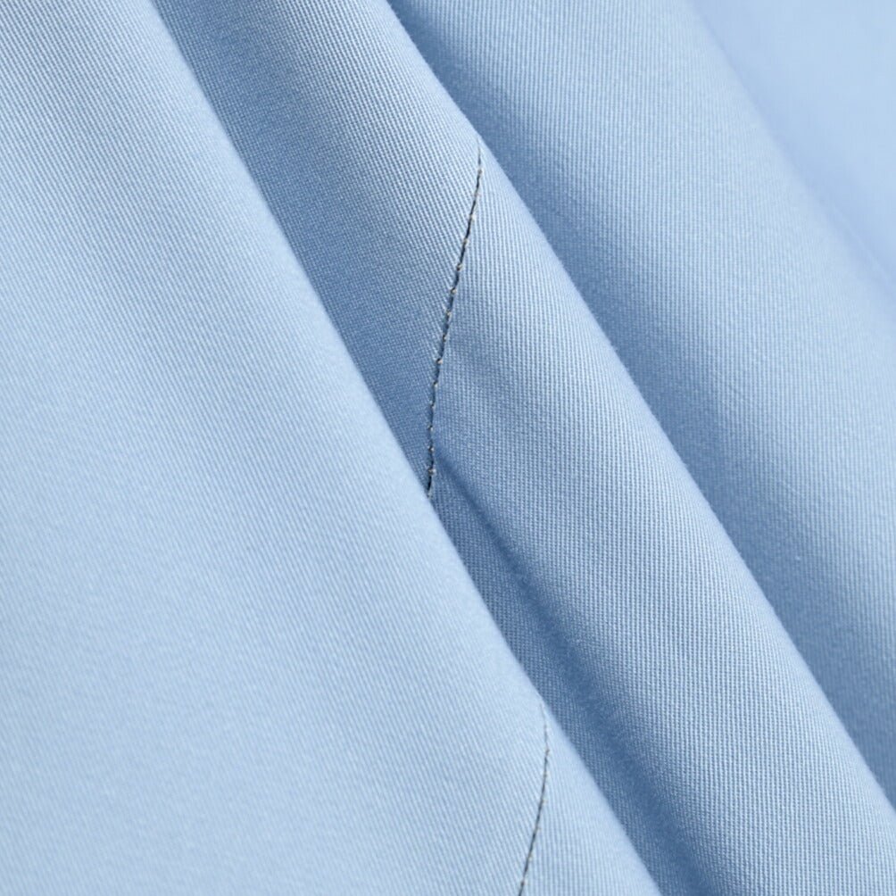 BERWICH “NEGRONI LUX” ストレッチコットン ツータックパンツ ライトブルー(sky) 46 | GUARDAROBA MILANO OFFICIAL STORE
