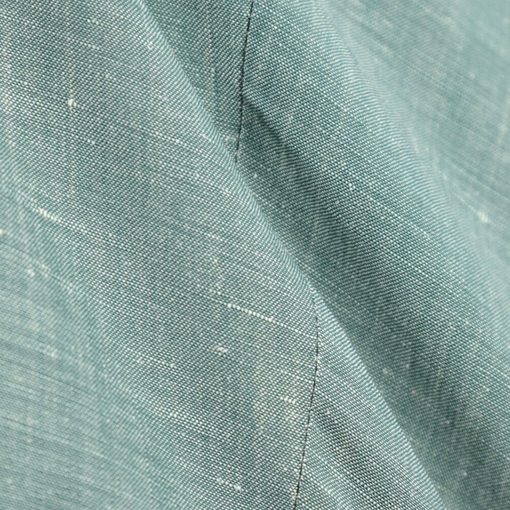 BERWICH “NEGRONI LUX” リネン混ウール ツータックスラックス グリーン(gem green) 46 | GUARDAROBA MILANO OFFICIAL STORE