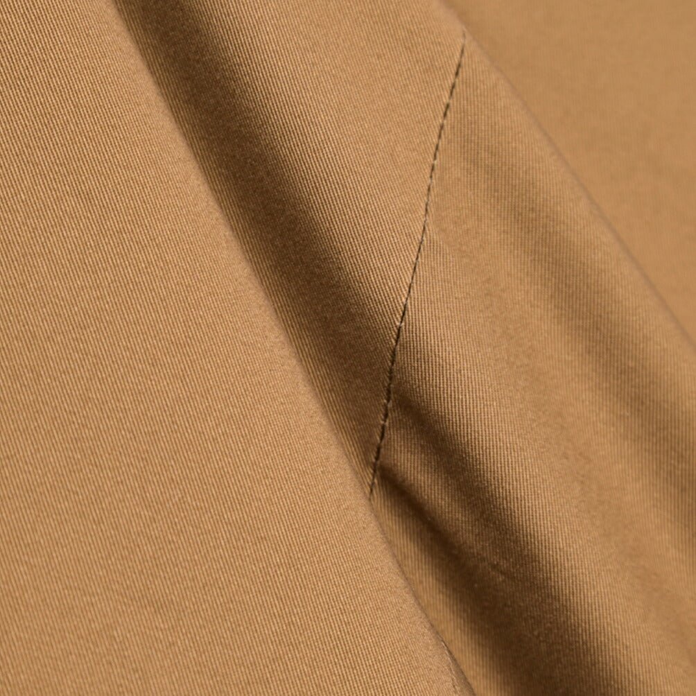 BERWICH “NEGRONI LUX” ストレッチコットン ツータックチノパンツ ブラウン(tobacco) 50 | GUARDAROBA MILANO OFFICIAL STORE