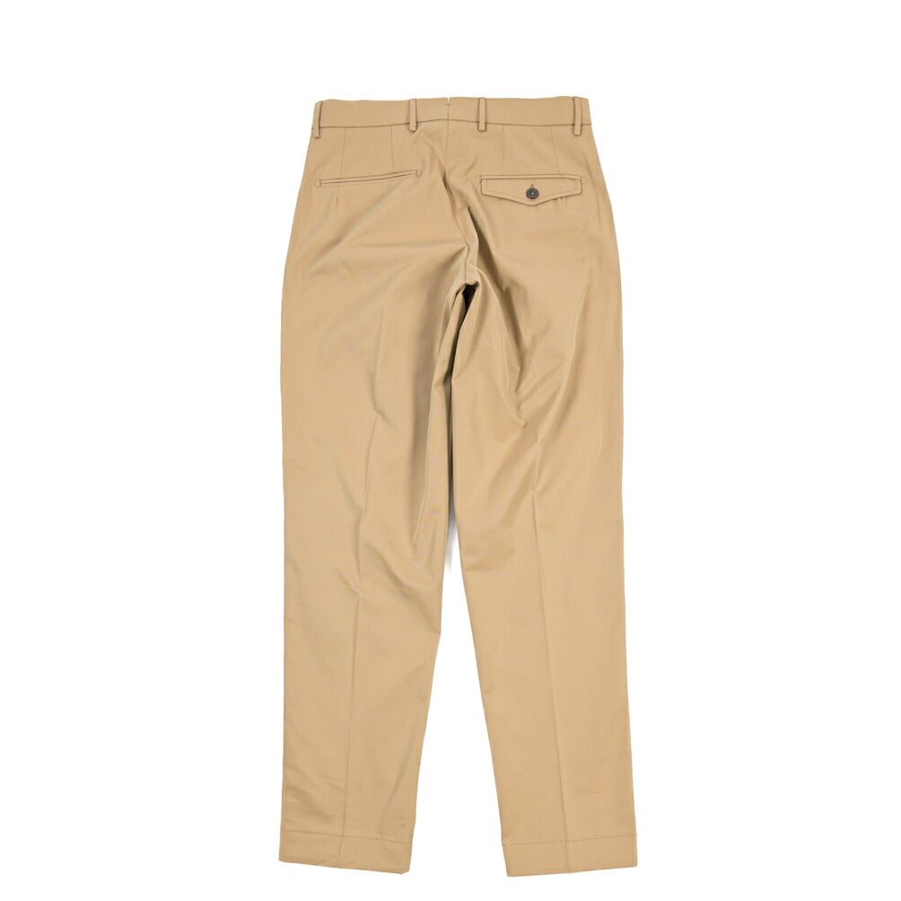 BERWICH “NEW GRAPPA” コットン100% ワンタックチノパンツ (ソラーロ) ベージュ(khaki) 44 | GUARDAROBA MILANO OFFICIAL STORE