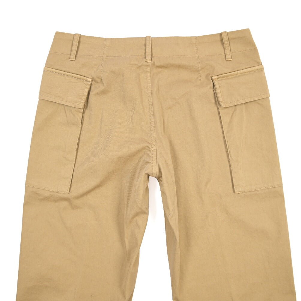 BERWICH “PARA-GD” ストレッチコットン ノータックパンツ ベージュ(sabbia199) S | GUARDAROBA MILANO OFFICIAL STORE