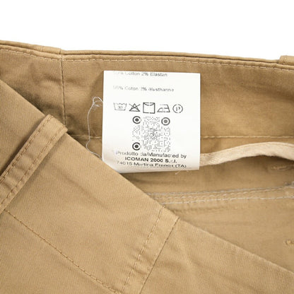 BERWICH “PARA-GD” ストレッチコットン ノータックパンツ ベージュ(sabbia199) S | GUARDAROBA MILANO OFFICIAL STORE