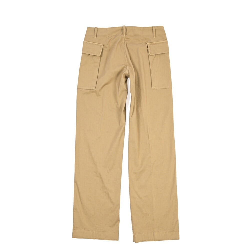 BERWICH “PARA-GD” ストレッチコットン ノータックパンツ ベージュ(sabbia199) S | GUARDAROBA MILANO OFFICIAL STORE