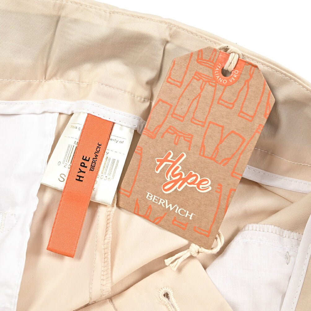 BERWICH "PHY320" ストレッチコットン イージーパンツ｜424534 - S｜GUARDAROBA MILANO OFFICIAL STORE