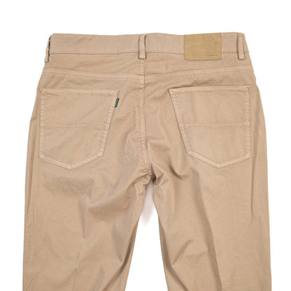 BERWICH “PINOT-GD” ストレッチコットン ノータックパンツ ベージュ(sabbia199) 32 | GUARDAROBA MILANO OFFICIAL STORE