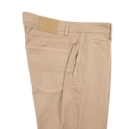 BERWICH “PINOT-GD” ストレッチコットン ノータックパンツ ベージュ(sabbia199) 32 | GUARDAROBA MILANO OFFICIAL STORE