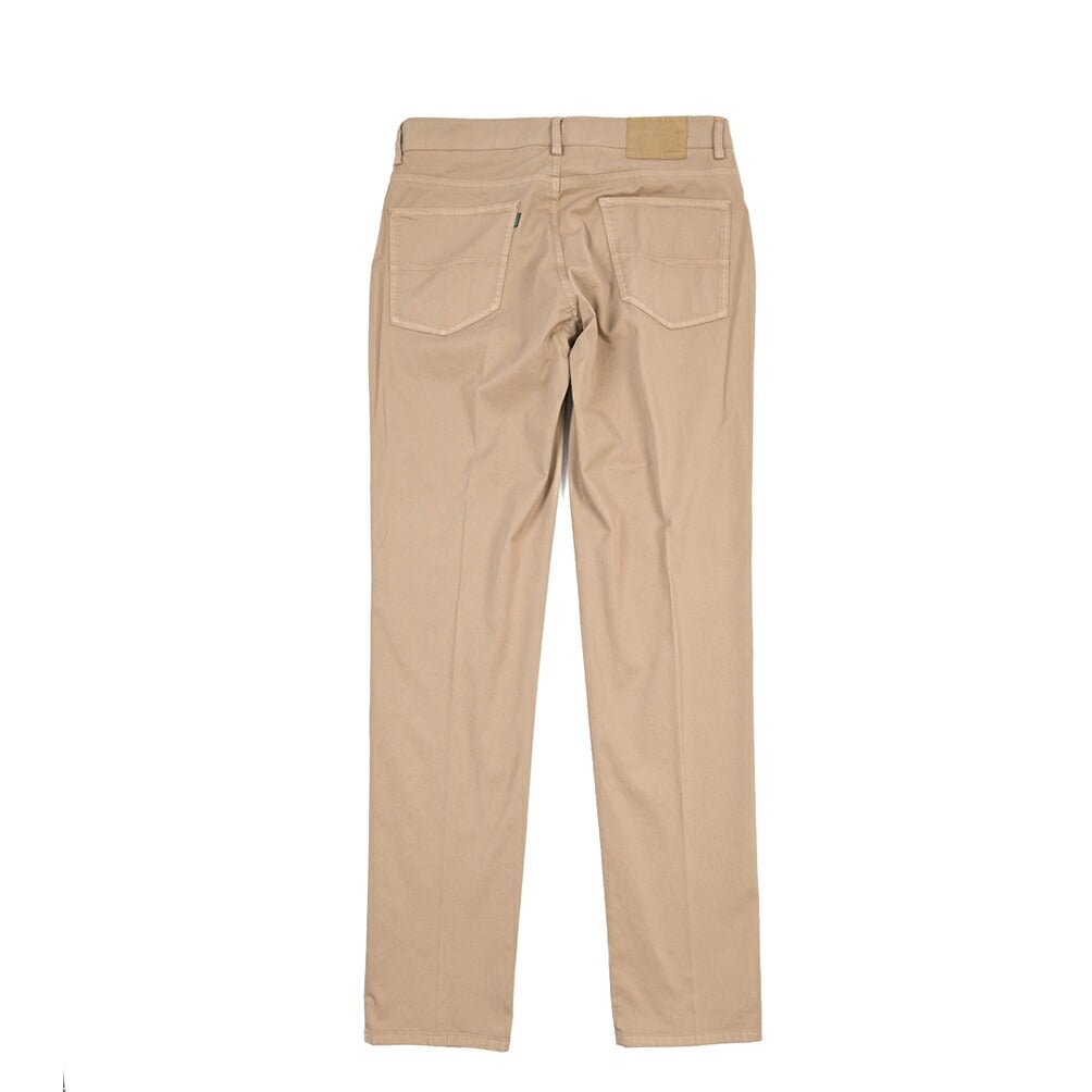 BERWICH “PINOT-GD” ストレッチコットン ノータックパンツ ベージュ(sabbia199) 32 | GUARDAROBA MILANO OFFICIAL STORE
