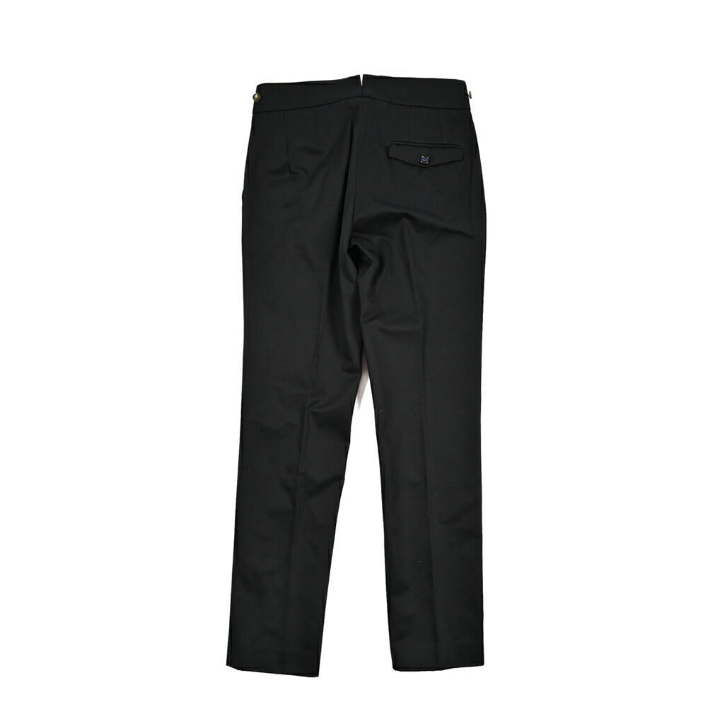 BERWICH "RAFFI GURKHA" コットン100% グルカパンツ / ベルトレススラックス ブラック(brack) 44 | GUARDAROBA MILANO OFFICIAL STORE