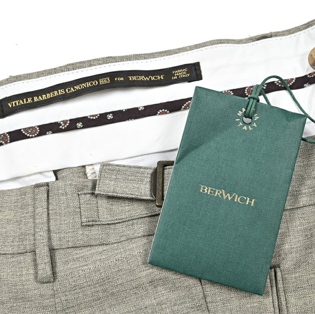 BERWICH RETRO トロピカルウール100% ワンタックスラックス｜422095 - 46｜GUARDAROBA MILANO OFFICIAL STORE