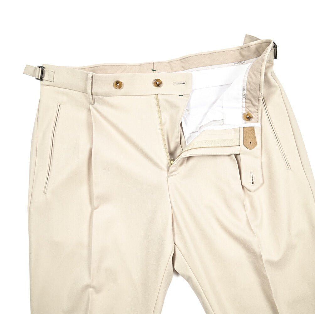 BERWICH "RETRO" ヴァージンウール100% ワンタックスラックス｜433809-44｜GUARDAROBA MILANO OFFICIAL STORE