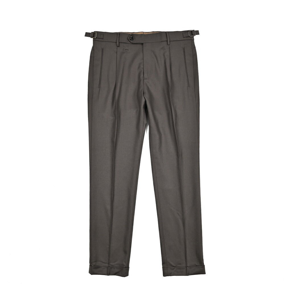 BERWICH "RETRO" ヴァージンウール100% ワンタックスラックス｜434003-46｜GUARDAROBA MILANO OFFICIAL STORE