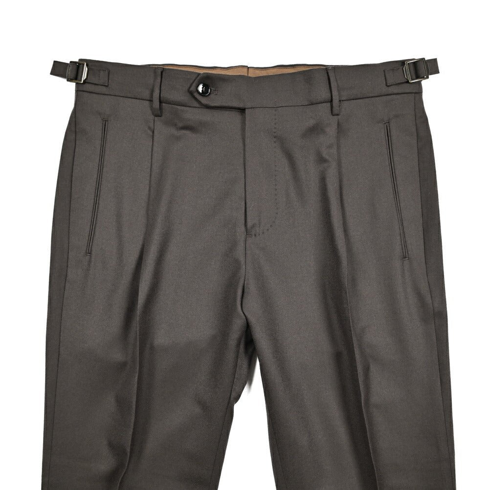 BERWICH "RETRO" ヴァージンウール100% ワンタックスラックス｜434003-46｜GUARDAROBA MILANO OFFICIAL STORE