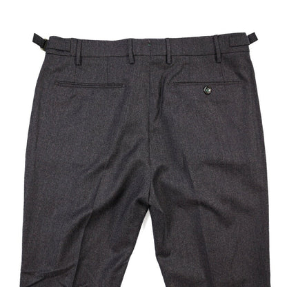 BERWICH “RETRO” ウォッシャブルウール100% ワンタックスラックス パープル(purple) 48 | GUARDAROBA MILANO OFFICIAL STORE