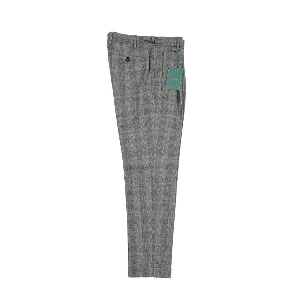 BERWICH “RETRO” ヴァージンウール100% ワンタックスラックス グレー(grey) 46 | GUARDAROBA MILANO OFFICIAL STORE