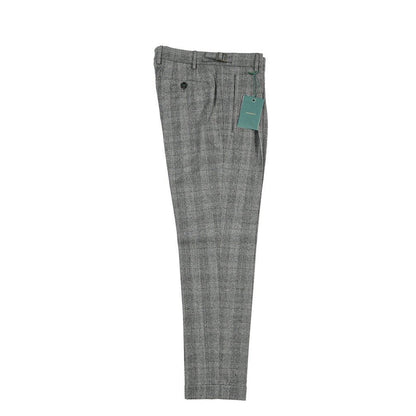 BERWICH “RETRO” ヴァージンウール100% ワンタックスラックス グレー(grey) 46 | GUARDAROBA MILANO OFFICIAL STORE
