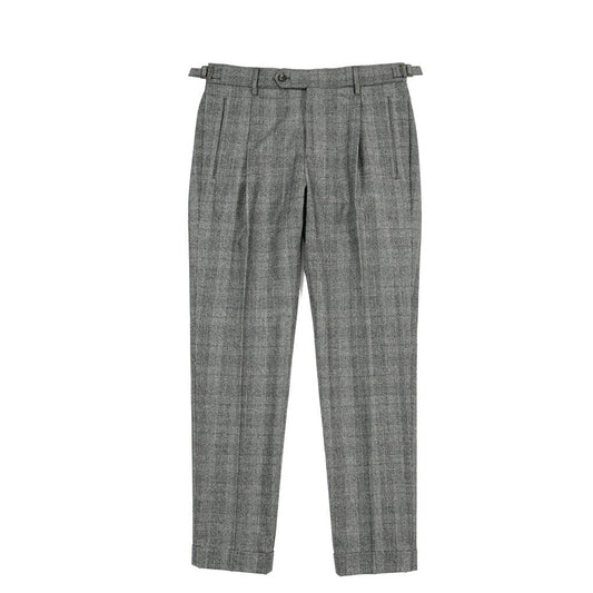 BERWICH “RETRO” ヴァージンウール100% ワンタックスラックス グレー(grey) 46 | GUARDAROBA MILANO OFFICIAL STORE