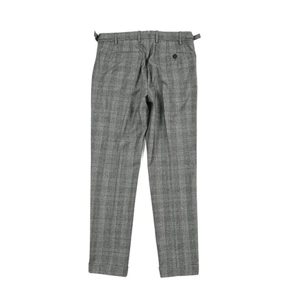 BERWICH “RETRO” ヴァージンウール100% ワンタックスラックス グレー(grey) 46 | GUARDAROBA MILANO OFFICIAL STORE