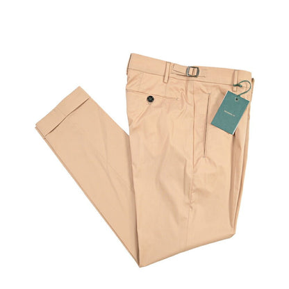 BERWICH “RETRO 1P” ストレッチナイロン ワンタックパンツ ベージュ(beige) 46 | GUARDAROBA MILANO OFFICIAL STORE