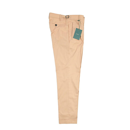 BERWICH “RETRO 1P” ストレッチナイロン ワンタックパンツ ベージュ(beige) 46 | GUARDAROBA MILANO OFFICIAL STORE