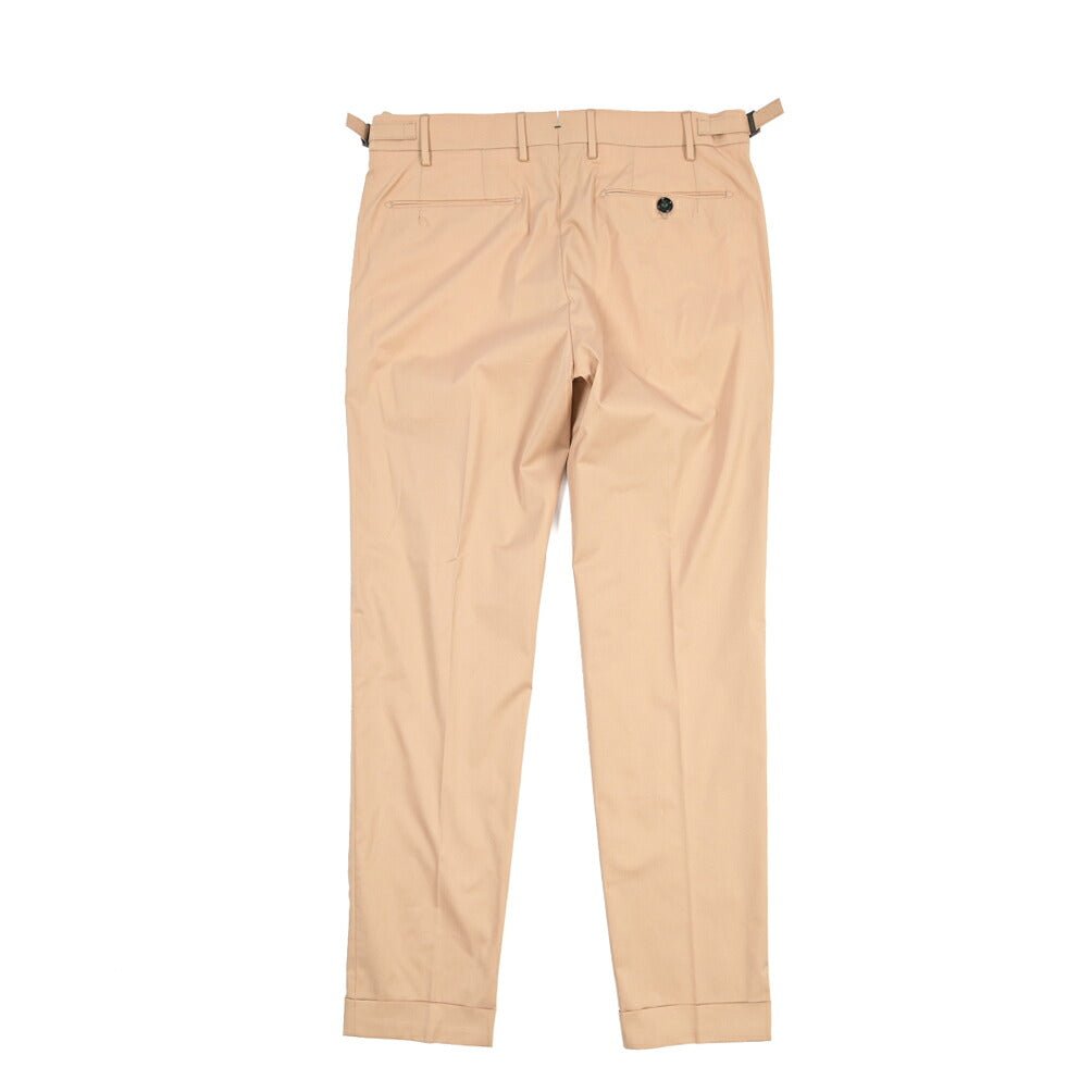 BERWICH “RETRO 1P” ストレッチナイロン ワンタックパンツ ベージュ(beige) 46 | GUARDAROBA MILANO OFFICIAL STORE