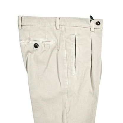 秋冬先行セール｜BERWICH "RETRO" ストレッチコットン ワンタックチノスラックス｜411740-52｜GUARDAROBA MILANO OFFICIAL STORE