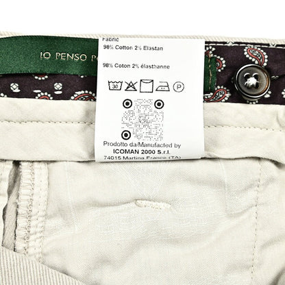 秋冬先行セール｜BERWICH "RETRO" ストレッチコットン ワンタックチノスラックス｜411740-52｜GUARDAROBA MILANO OFFICIAL STORE