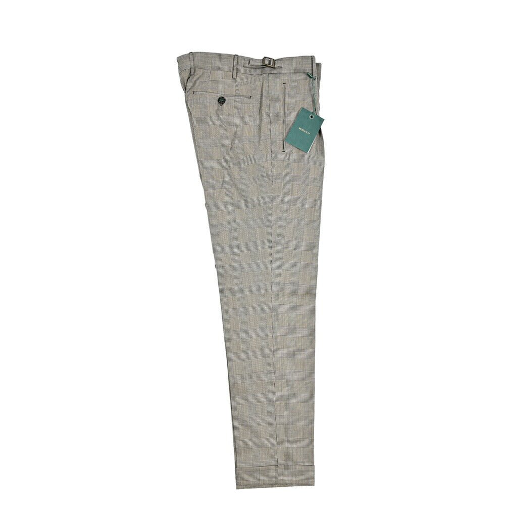 BERWICH RETRO ストレッチウールコットン ワンタックスラックス｜422106 - 46｜GUARDAROBA MILANO OFFICIAL STORE