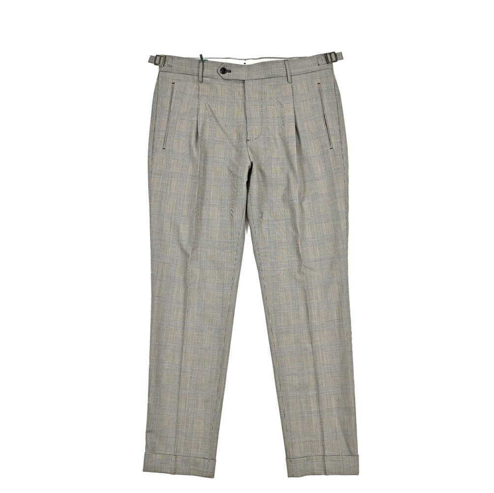 BERWICH RETRO ストレッチウールコットン ワンタックスラックス｜422106 - 46｜GUARDAROBA MILANO OFFICIAL STORE