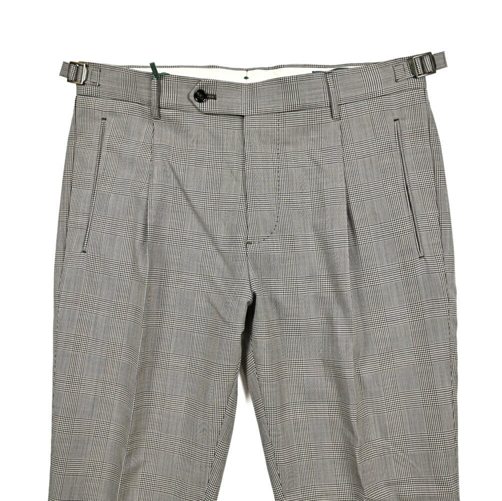 BERWICH RETRO ストレッチウールコットン ワンタックスラックス｜422106 - 46｜GUARDAROBA MILANO OFFICIAL STORE