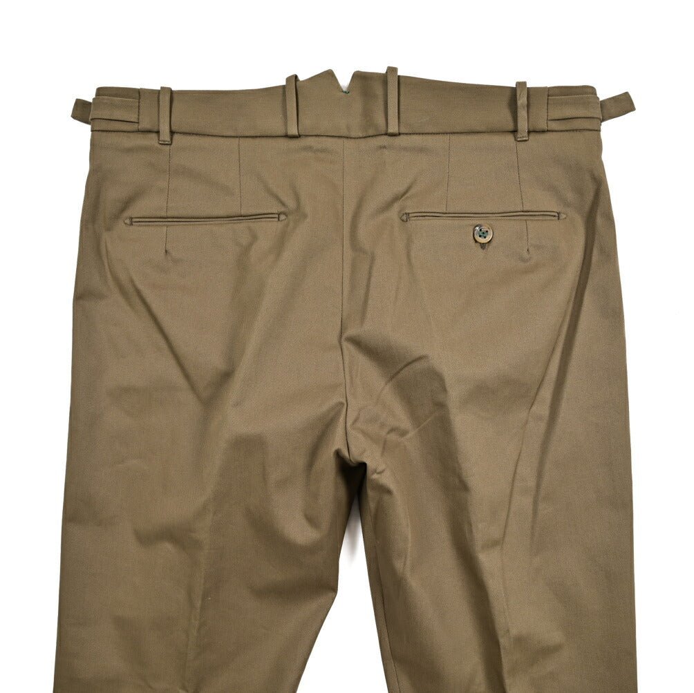 BERWICH "RETRO" ストレッチコットンチノワンタックスラックス｜424776 - 46｜GUARDAROBA MILANO OFFICIAL STORE