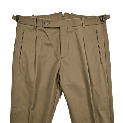 BERWICH "RETRO" ストレッチコットンチノワンタックスラックス｜424776 - 46｜GUARDAROBA MILANO OFFICIAL STORE