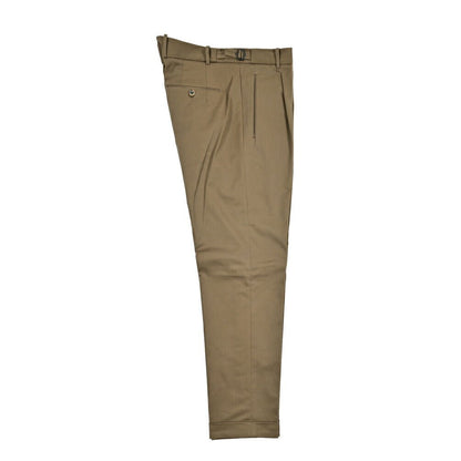 BERWICH "RETRO" ストレッチコットンチノワンタックスラックス｜424776 - 46｜GUARDAROBA MILANO OFFICIAL STORE