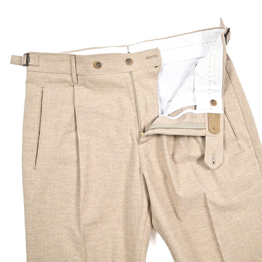 BERWICH "RETRO" コットンフランネル ワンタックパンツ｜433492-46｜GUARDAROBA MILANO OFFICIAL STORE