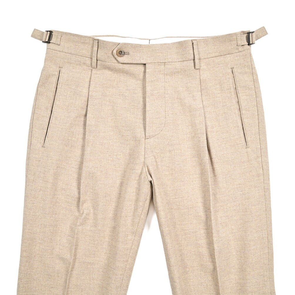 BERWICH "RETRO" コットンフランネル ワンタックパンツ｜433492-46｜GUARDAROBA MILANO OFFICIAL STORE